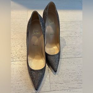 Christian Louboutin 105 Metallic Pumps